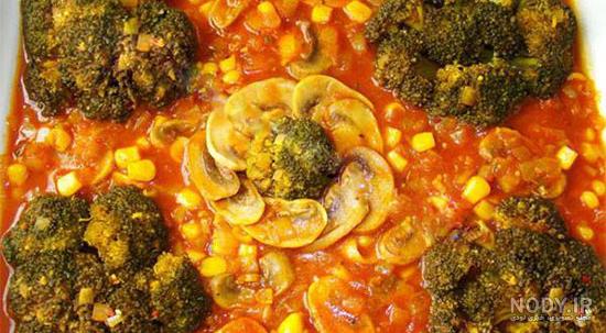 طرز تهیه خوراک کلم بروکلی خوشمزه و مخصوص با مرغ و سیب زمینی طرز تهیه خوراک کلم بروکلی خوشمزه و مخصوص با مرغ و سیب زمینی