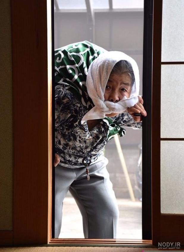 عکس خفن عکس خنده دار پیرزن