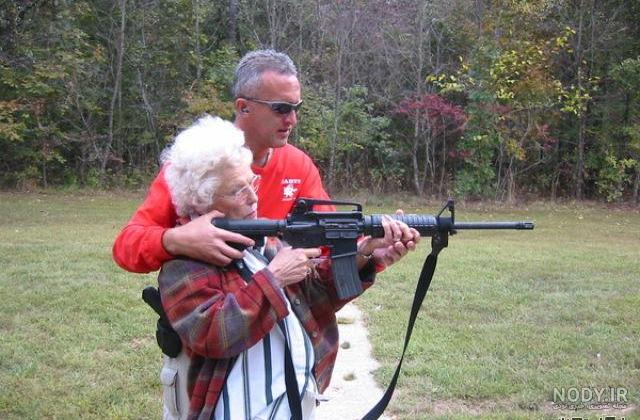 عکس خفن عکس خنده دار پیرزن