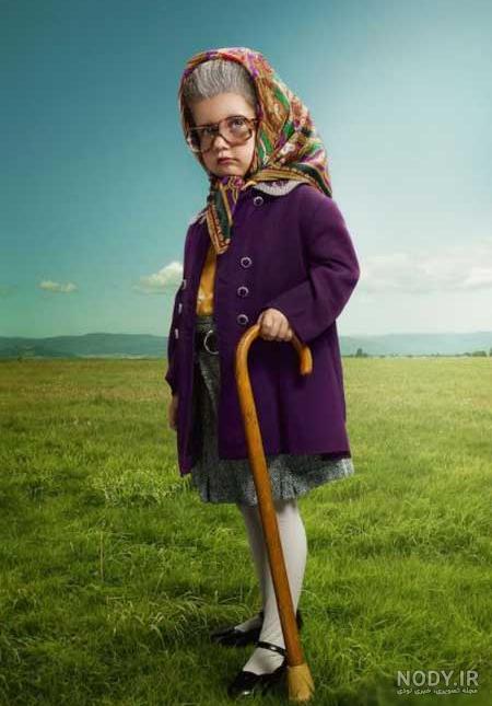 عکس خفن عکس خنده دار پیرزن