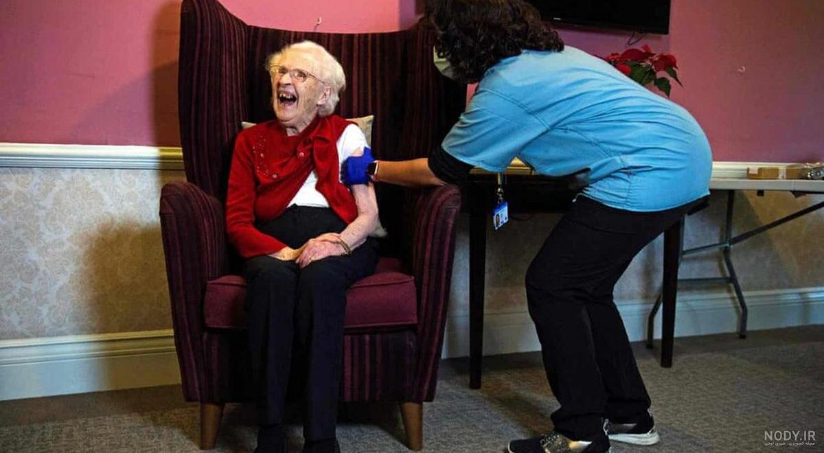 عکس خفن عکس خنده دار پیرزن
