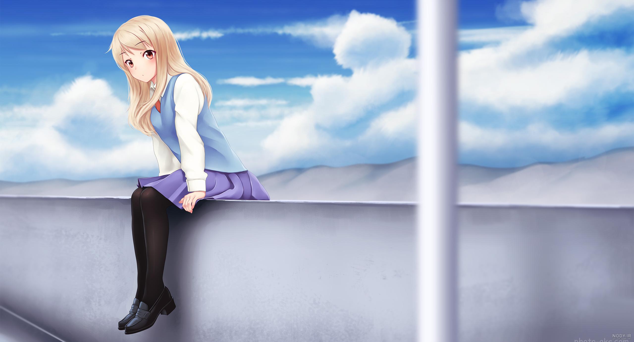 Cute Japanese school girl Pink background - دانلود عکس - پارس ایمیجز -  download image - Pars Images