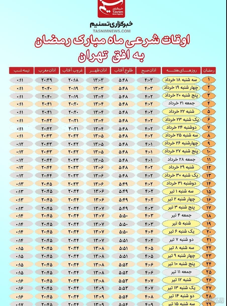 برنامه اذان ظهر برنامه اذان ظهر