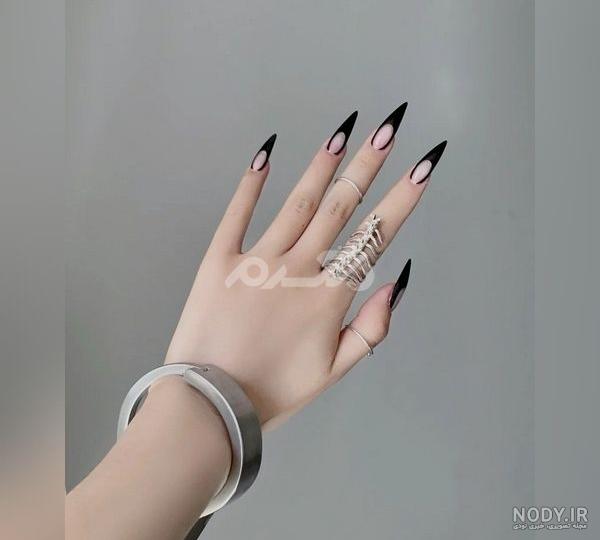 طرح ناخن خفن بلند