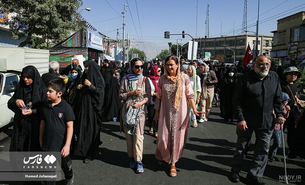 عکس دختر پیاده روی اربعین