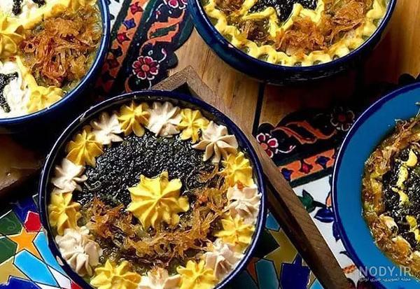 تزیین آش رشته + جدیدترین مدل تزیین آش رشته با کشک و پیاز داغ تزیین آش رشته + جدیدترین مدل تزیین آش رشته با کشک و پیاز داغ