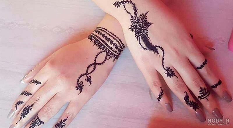 18 عکس نقش حنا جدید برای دست در مدل ها و طرح های ترند ۲۰۲۴