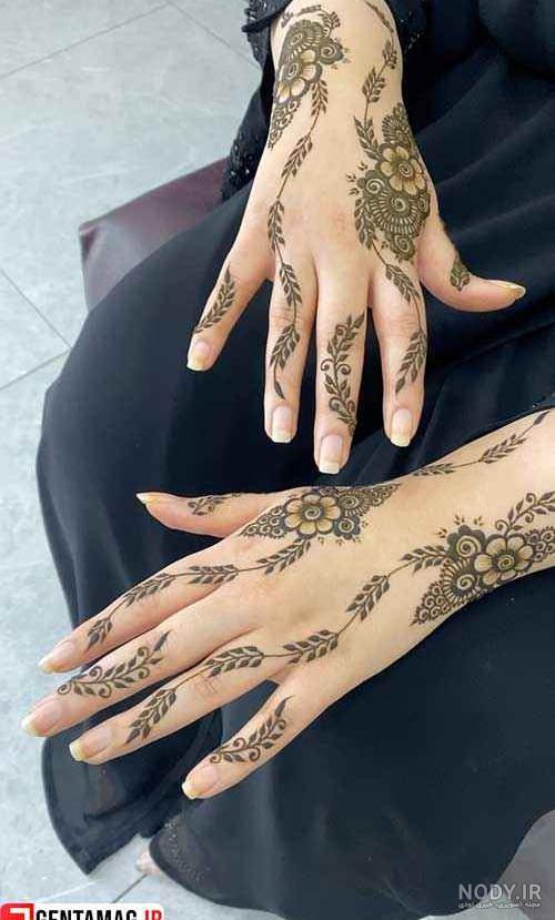 طرح حنا جدید و شیک روی مچ دست و پا + عکس - زیبامون