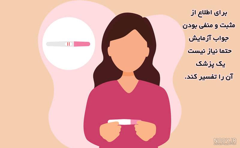 عکس بی بی چک مثبت بارداری