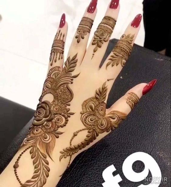 عکس نقش حنا جدید meaning