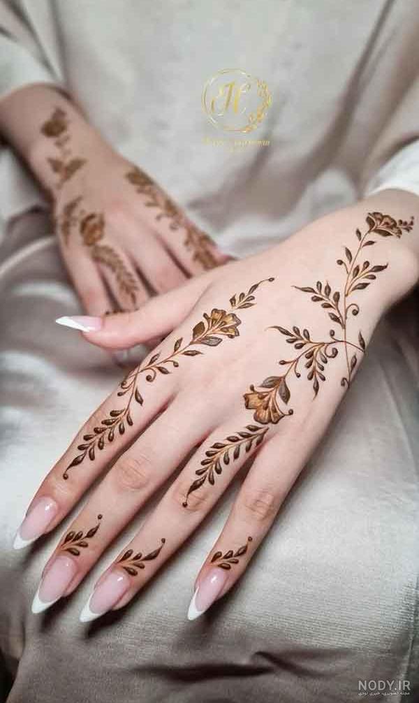 عکس نقش حنا جدید
