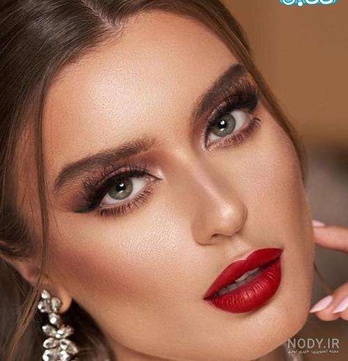 تصاویر مدل های آرایش لایت عروس اروپایی | مدل های شیک و جدید