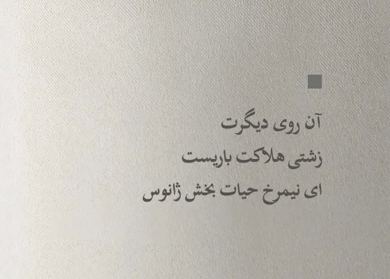 جمله احمد شاملو : بیشترین عشق جهان را به سوی تو + عکس نوشته