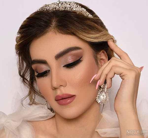 عکس آرایش عروس + جدیدترین مدل های آرایش عروس امسال را اینجا ببینید - پرشین  سرا