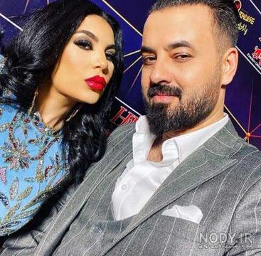 عکس های آریانا سعید با همسرش