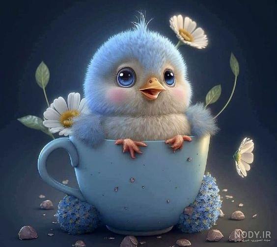 عکس نقاشی فانتزی حیوانات کارتونی ❤️ [ بهترین تصاویر ]