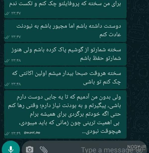 عکس چت منو عشقم - عکس نودی
