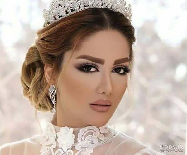 مدل عروس جدید شیک حرفه ای با انواع میکاپ های زیبا و خاص - الی مگ