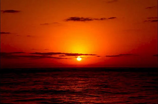 عکس غروب غم انگیز