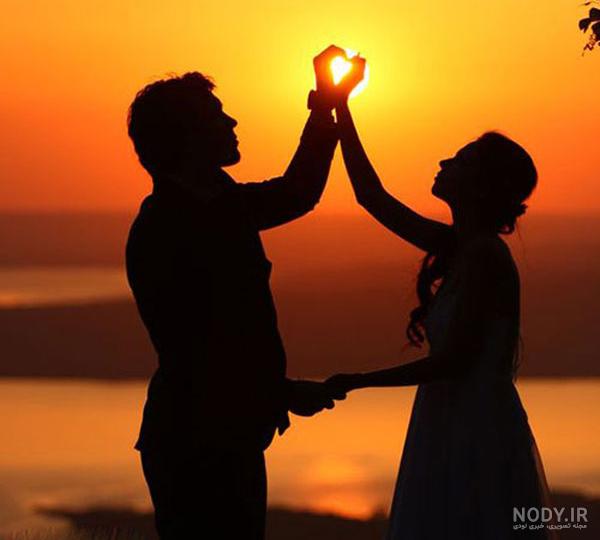 عکس غروب غم انگیز