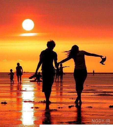 عکس خفن عکس غروب عاشقانه