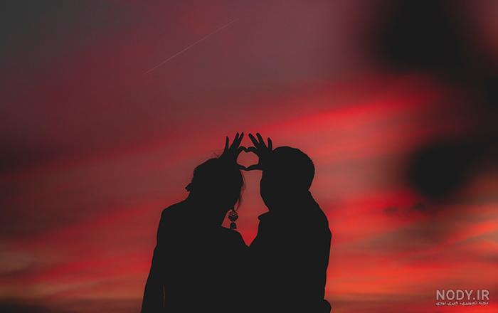عکس خفن عکس غروب عاشقانه