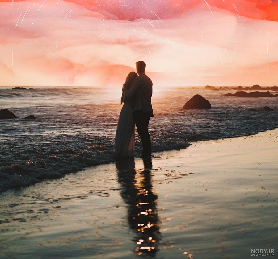 عکس غروب غم انگیز