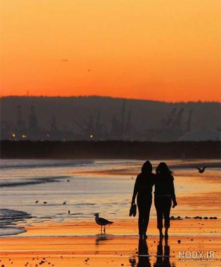 عکس غروب غم انگیز