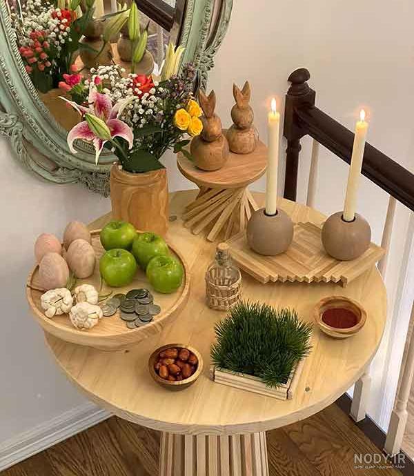 تزیین سفره هفت سین ۱۴۰۳ | سفره هفت سین مدرن | هفت سین لاکچری | تزیین سفره هفت سین ساده تزیین سفره هفت سین ۱۴۰۳ | سفره هفت سین مدرن | هفت سین لاکچری | تزیین سفره هفت سین ساده