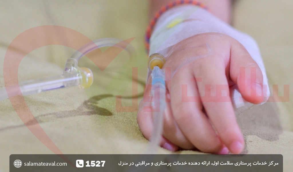عکس سرم دست دختر طبیعی
