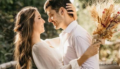 عکس عاشقانه دونفره دریا نوشته خوشگل | تاوعکس
