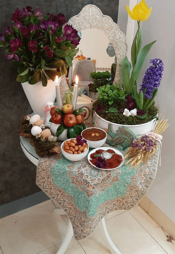 ۴۰ مدل سفره هفت سین ۱۴۰۳ با ایده های تزیین زیبا و چیدمان لاکچری ۴۰ مدل سفره هفت سین ۱۴۰۳ با ایده های تزیین زیبا و چیدمان لاکچری