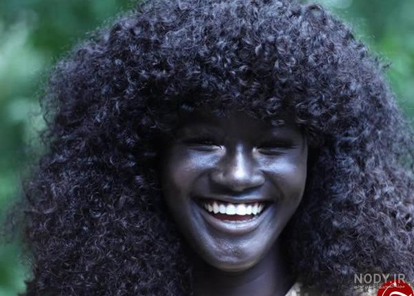 سیاه ترین دختر ایران