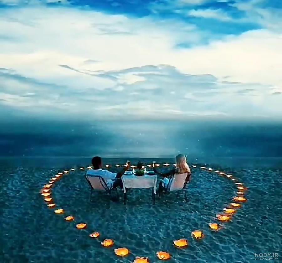 عکس خفن عکس پروفایل لب دریا عاشقانه