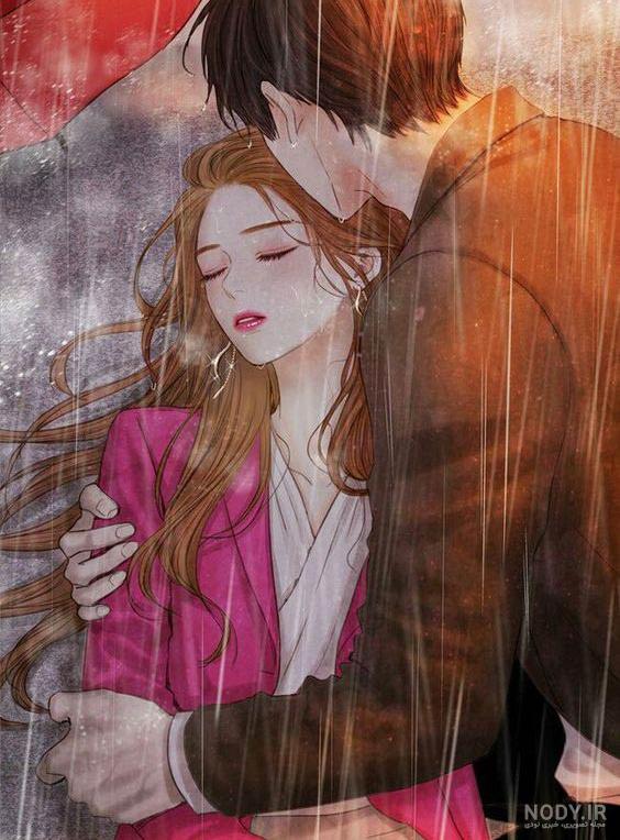 عكس عاشقانه كارتوني دو نفره