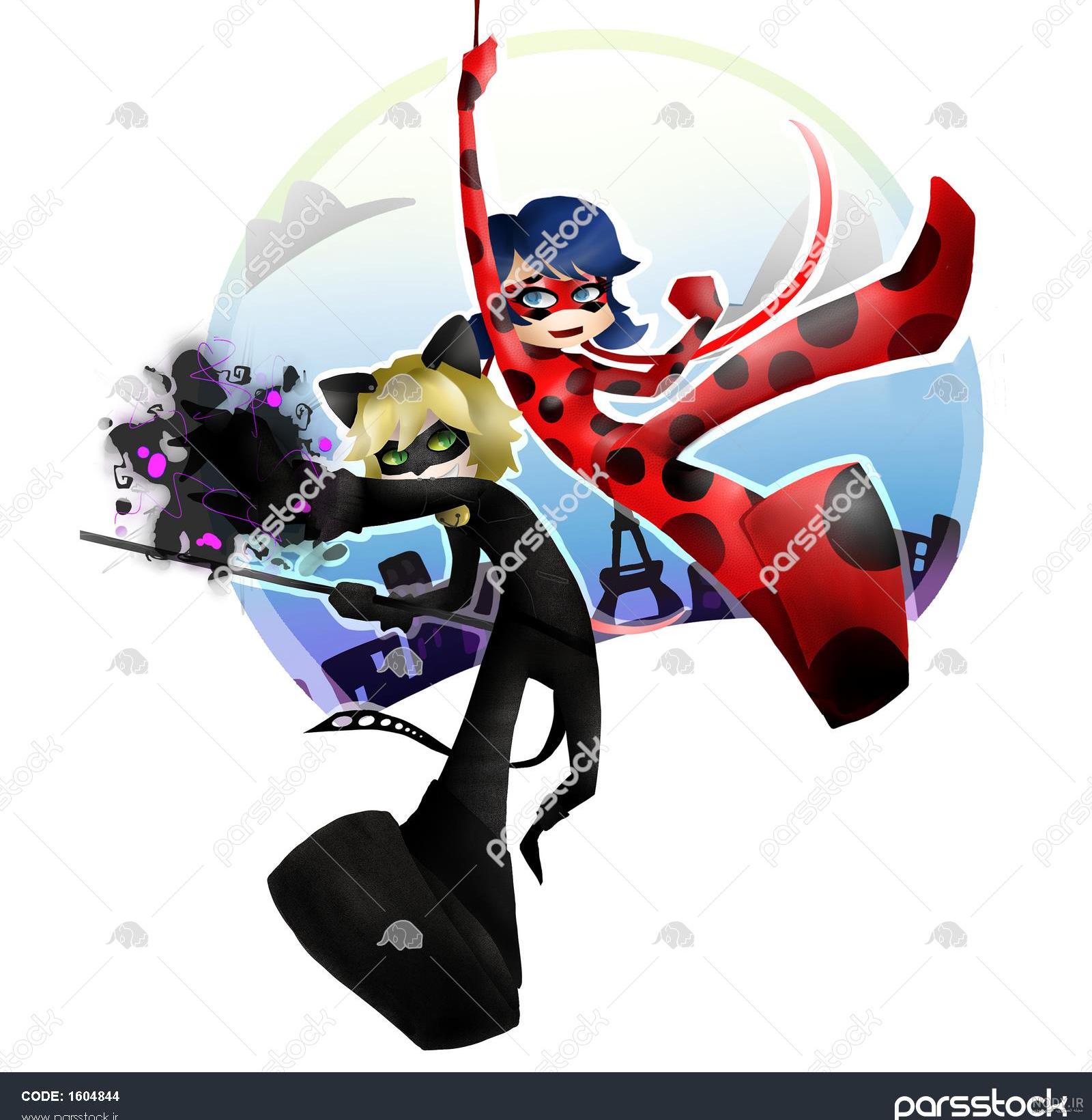 عکس دختر کفشدوزکی در حال بوسیدن