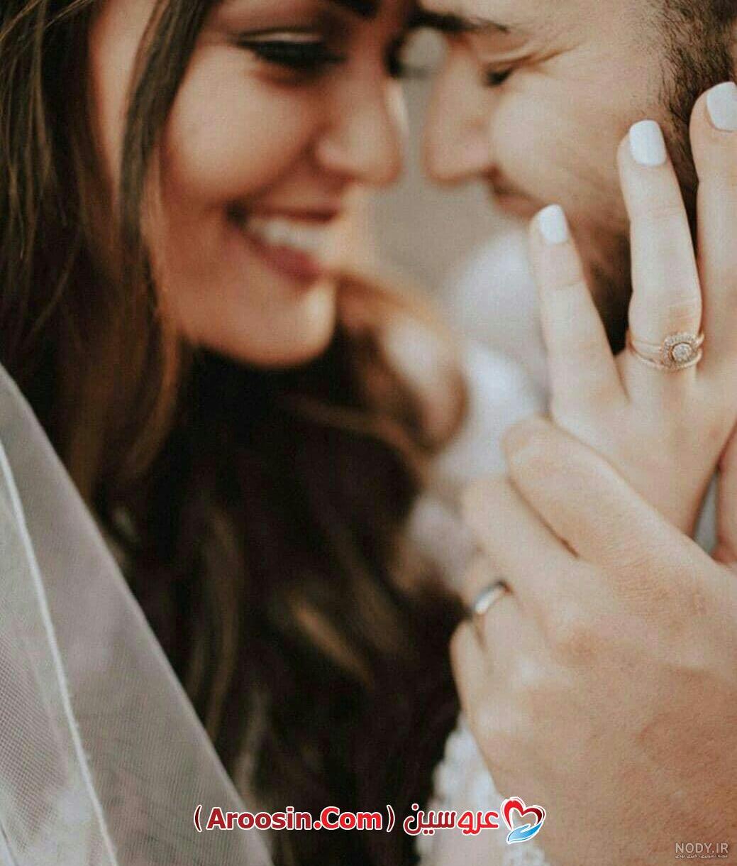عکس عاشقانه با حلقه