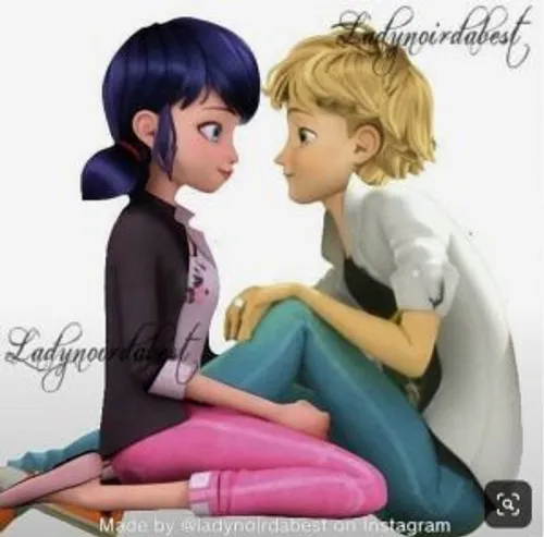 عکس های عاشقانه مرینت و آدرین و لوکا ❤️ [ بهترین تصاویر ]