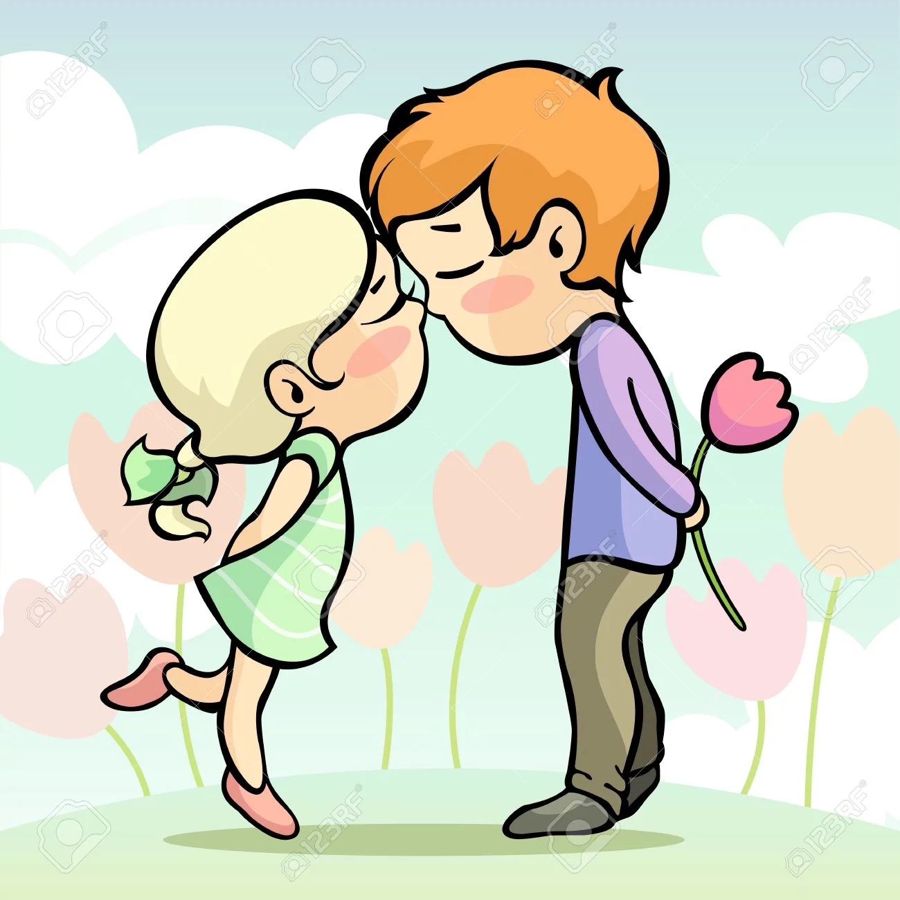 عکس فانتزی عاشقانه + عکس های پروفایل کارتونی رمانتیک پسر و دختر