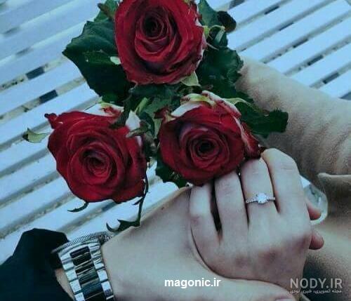 عکس پروفایل عاشقانه ست دونفره عروس داماد