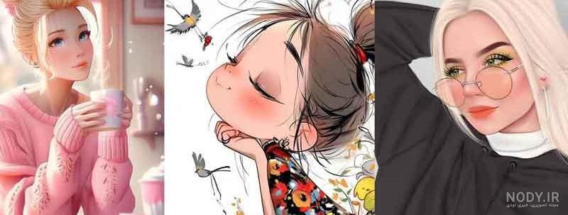 عکس پروفایل عاشقانه کارتونی خاص و رمانتیک ❤️❤️کول دانلود