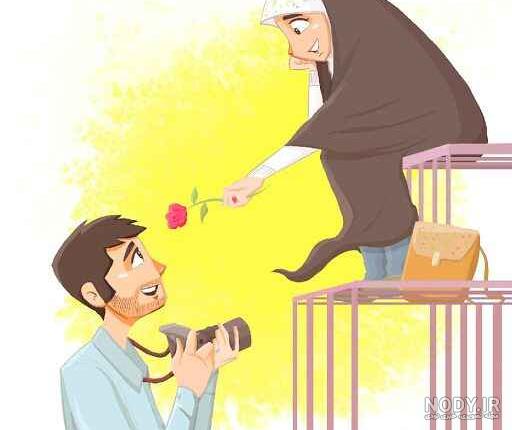پروفایل عاشقانه مذهبی | 55 عکس دو نفره عاشقانه برای همسر :: مدلو