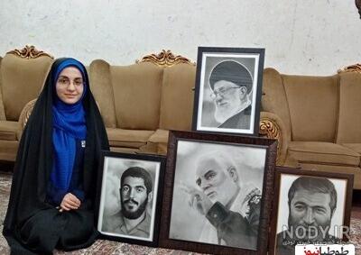 تایم لپس طراحی چهره سردار قاسم سلیمانی با تکنیک سیاه قلم تایم لپس طراحی چهره سردار قاسم سلیمانی با تکنیک سیاه قلم