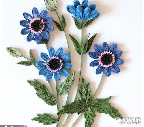 ساخت گل کاغذی تزیینی + عکس ساخت گل کاغذی تزیینی + عکس