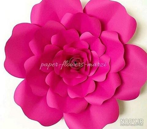 عکس کاردستی گل ساده با کاغذ رنگی عکس کاردستی گل ساده با کاغذ رنگی