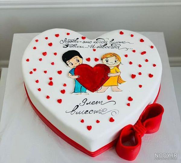 عکس کیک تولد عاشقانه - عکس نودی