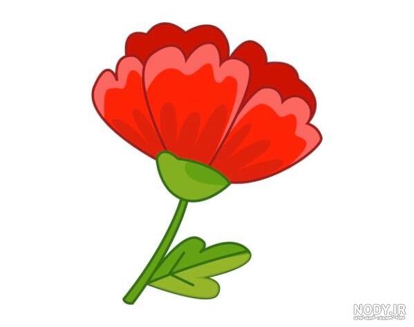 عکس گل کارتونی زیبا عکس گل کارتونی زیبا