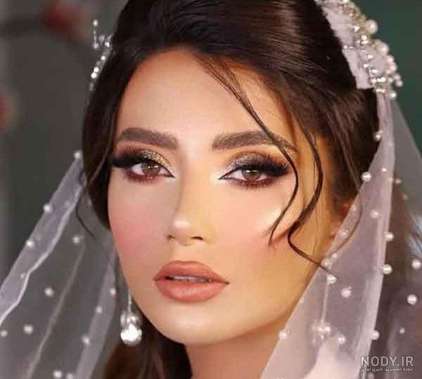 20 عکس مدل آرایش عروس ایرانی جدید 2018 97