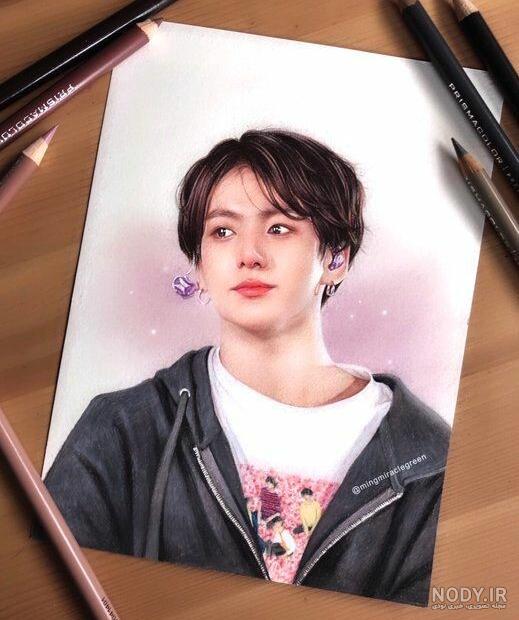 آموزش طراحی چهره (BTS (Jungkook آموزش طراحی چهره (BTS (Jungkook