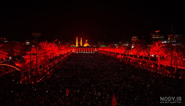 عکس از حرم امام حسین و بین الحرمین